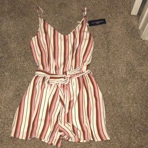Striped romper